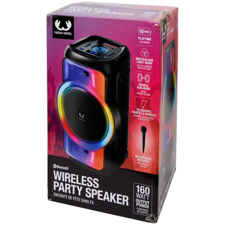 Fresh 'n Rebel - Wireless Party Speaker with Microphone