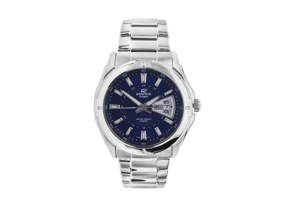 Casio 'Edifice' Men's Watch - Silver/Blue