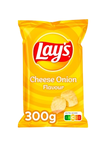 Lays Chips Cheese Onion - 300gr (XL Bag)
