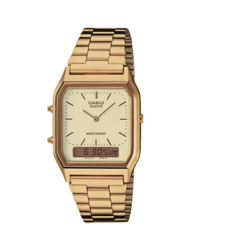 Casio Men's Watch - Gold/White