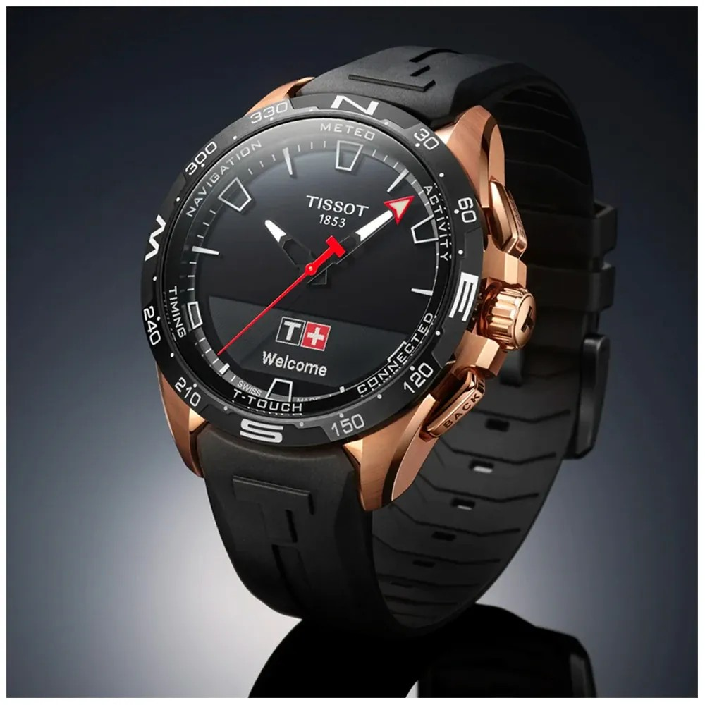 Tissot T-Touch - Connect Solar Watch - Rose Gold/Black