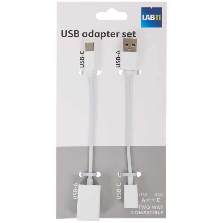 USB-C Adapter set (2 ways)