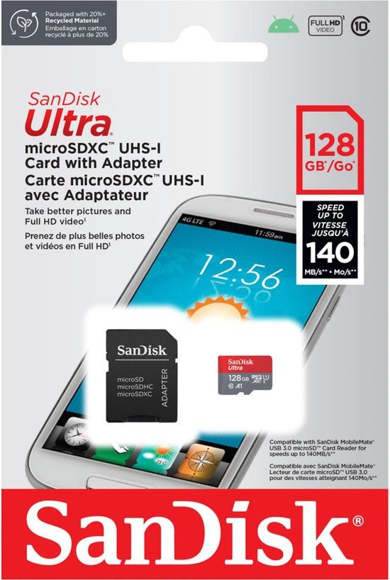 SanDisk Ultra SD card - 128GB