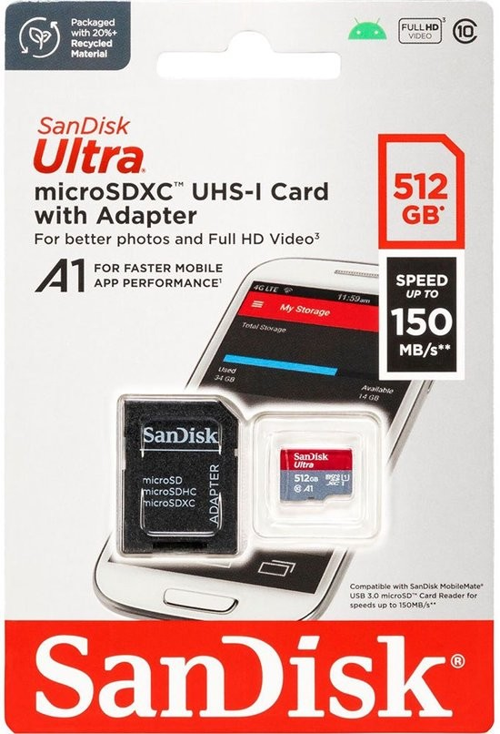 SanDisk Ultra SD card - 512GB