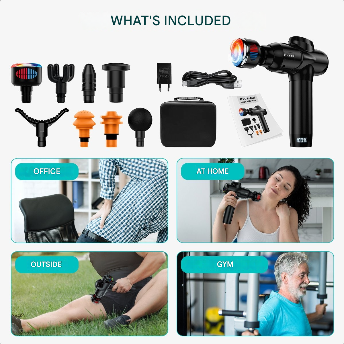 Heated & Cooling Professional Massage Gun