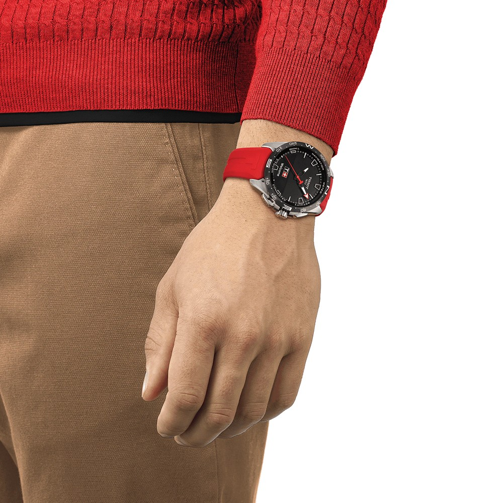 Tissot T-Touch - Connect Solar Watch - Silver/Red