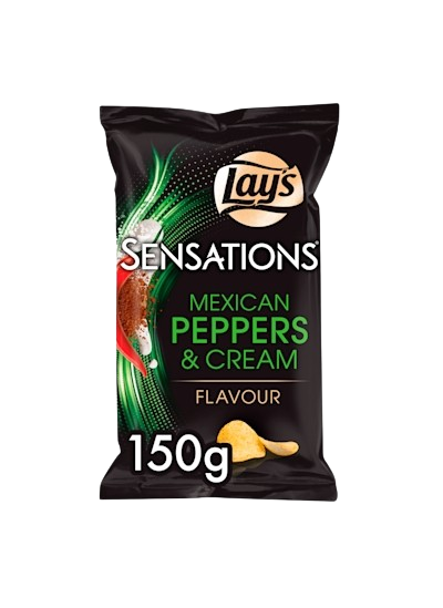 Lays Sensations Mexican Peppers & Cream - 150gr