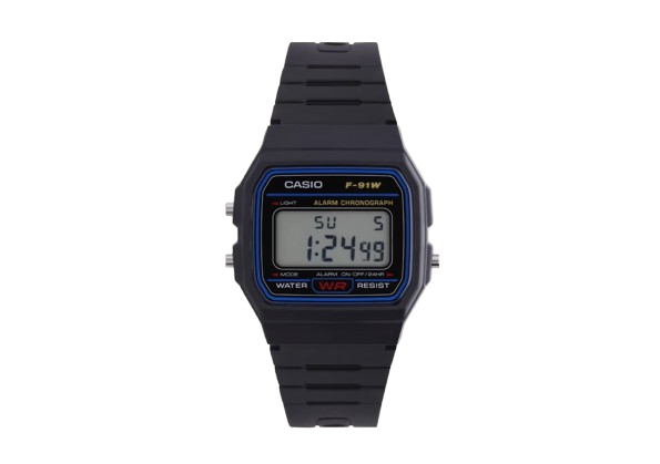 Casio Unisex Watch - Black/Black