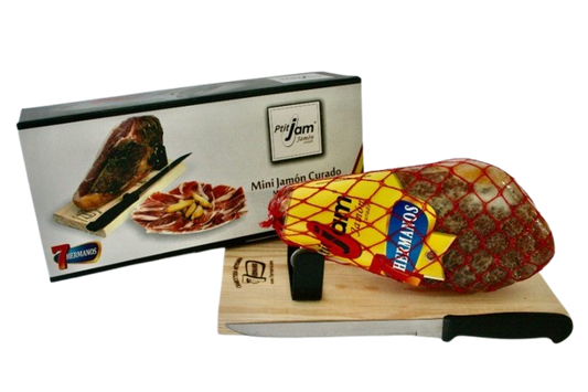 Mini Curado Jamon Giftbox - 1KG (incl knife and holder)